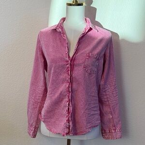 Frank & Eileen Vibrant Pink Shirt